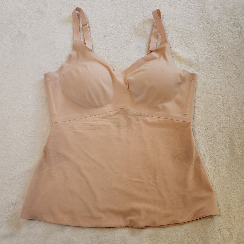 Honeylove LiftWear Cami Compression Shaping Tank Top - Sand - Size L